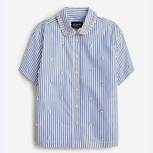 NWT J. Crew embellished shirt